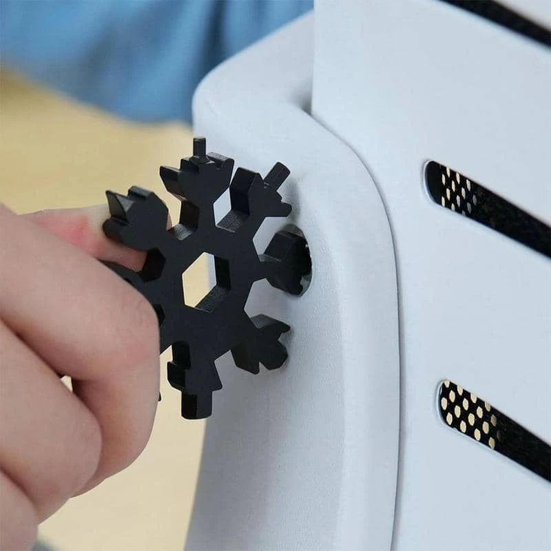 18-in-1 Edelstahl-Schneeflocken-Multi-Tool