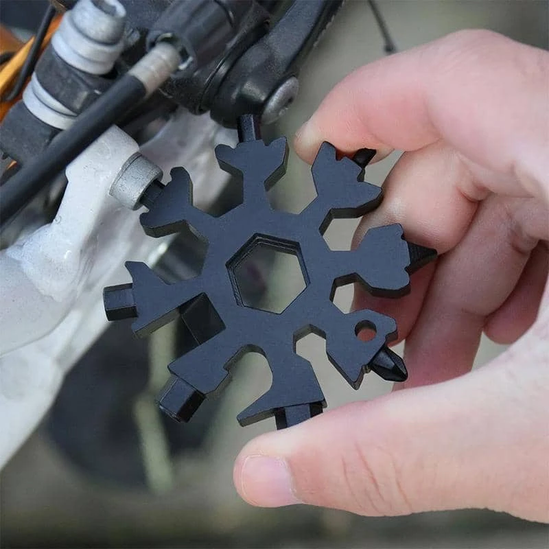 18-in-1 Edelstahl-Schneeflocken-Multi-Tool