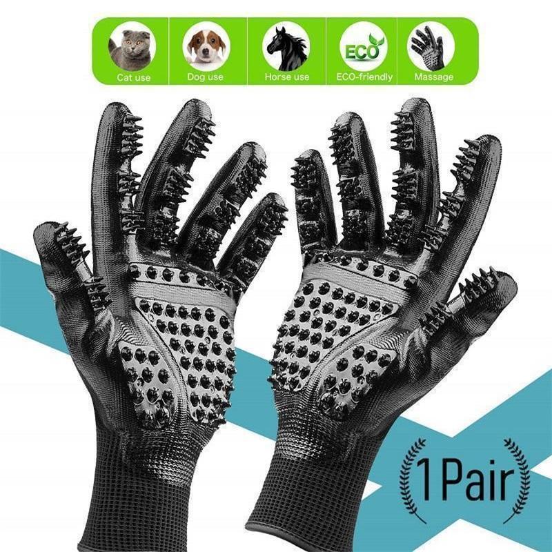 Handschuhe für die Haustierpflege
