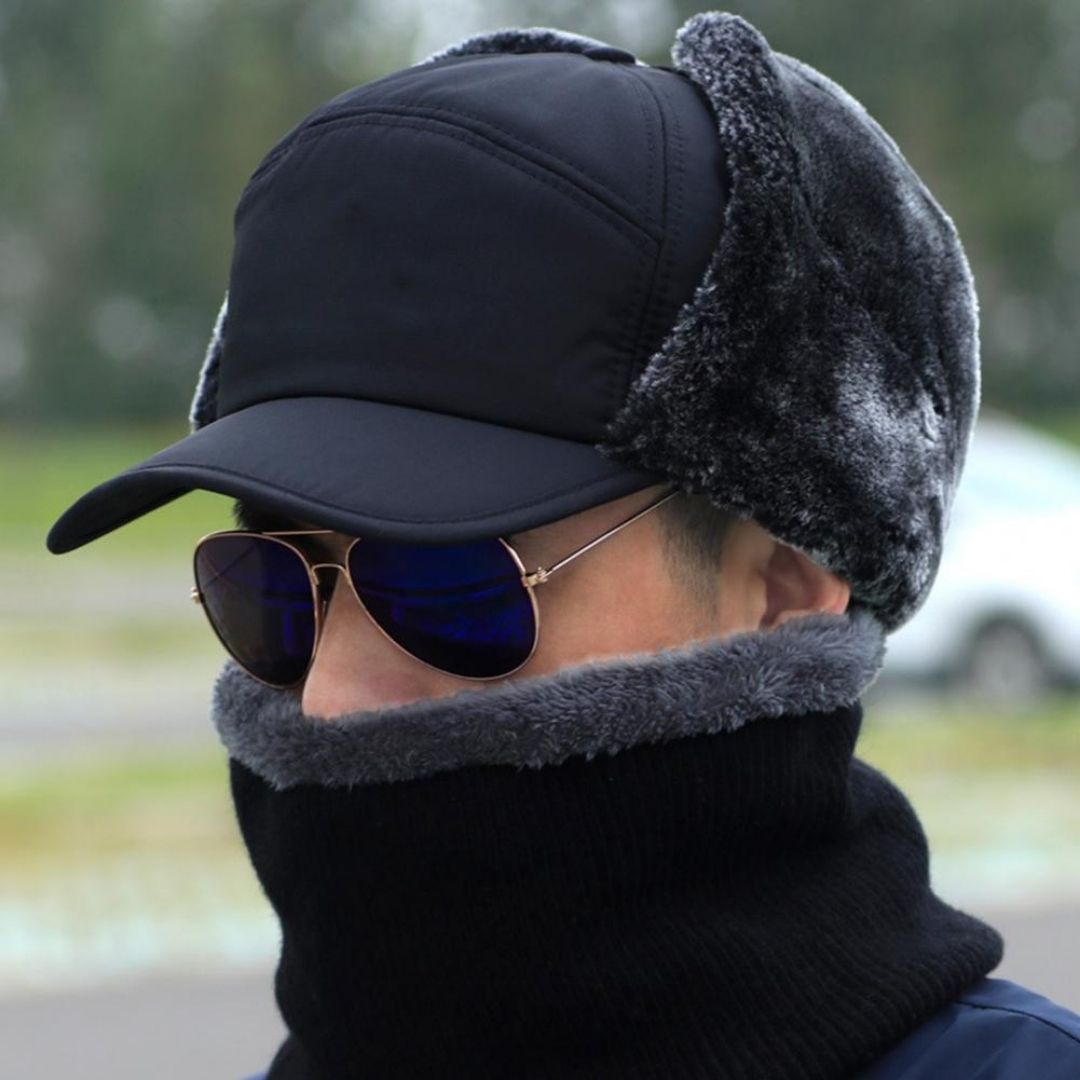 Winter-Gehörschutzmütze
