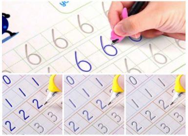 Magisches Übungsheft (4er Pack) + GRATIS Zauberstift