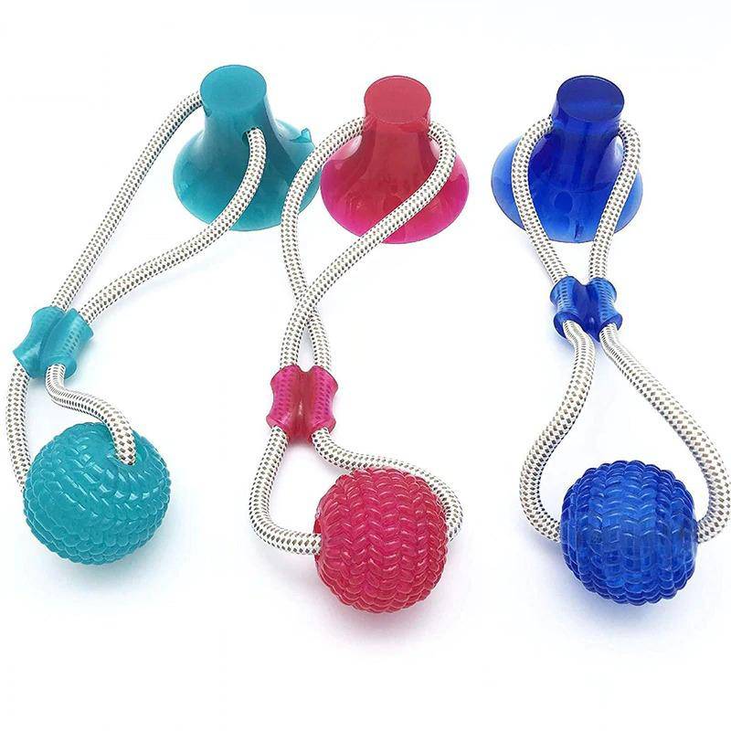 Saugnapf Hund Push Ball Spielzeug