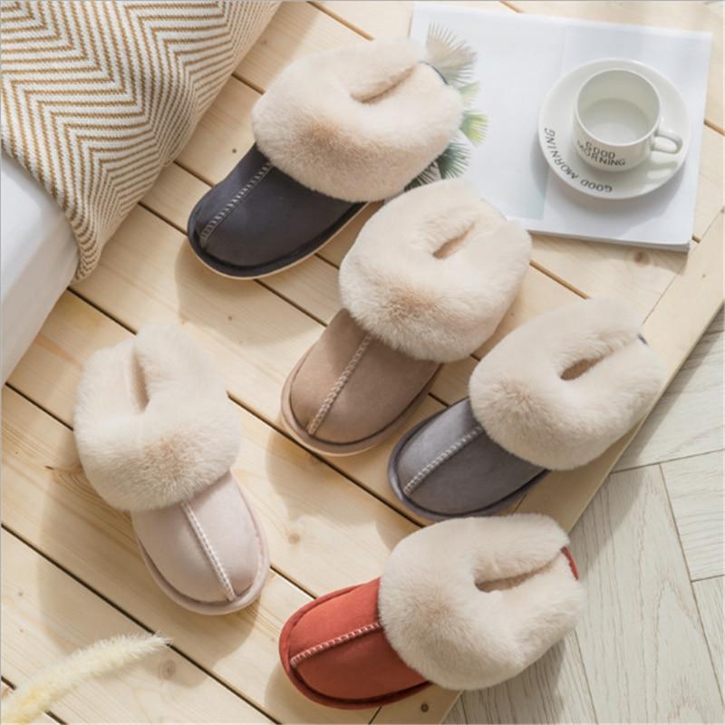 Weiche Plüsch-Schuhe zum Hineinschlüpfen